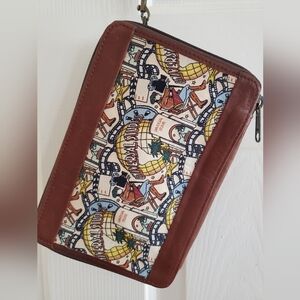 Universal Studios Embrordered Leather Wristlet